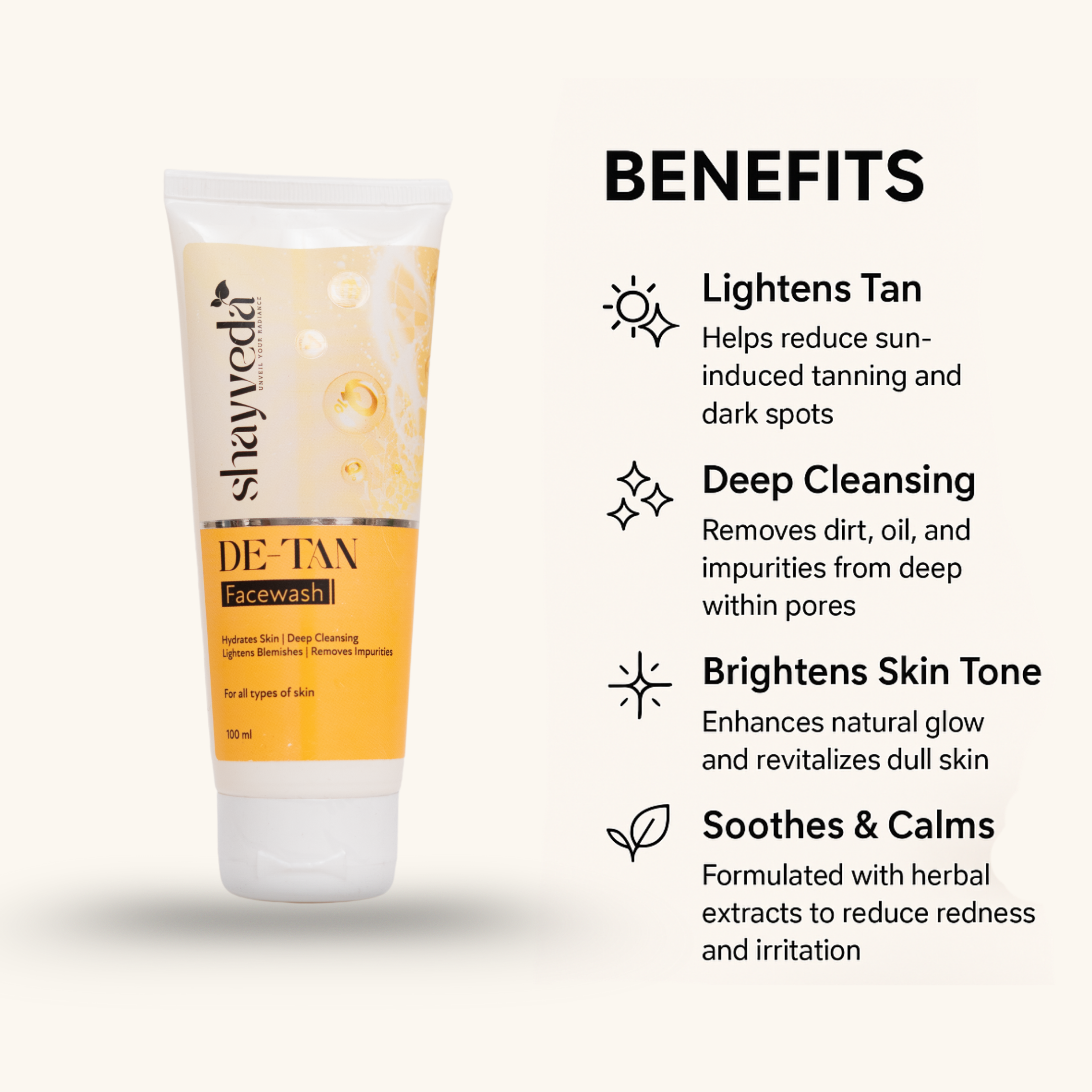 DeTan Face wash 100ml