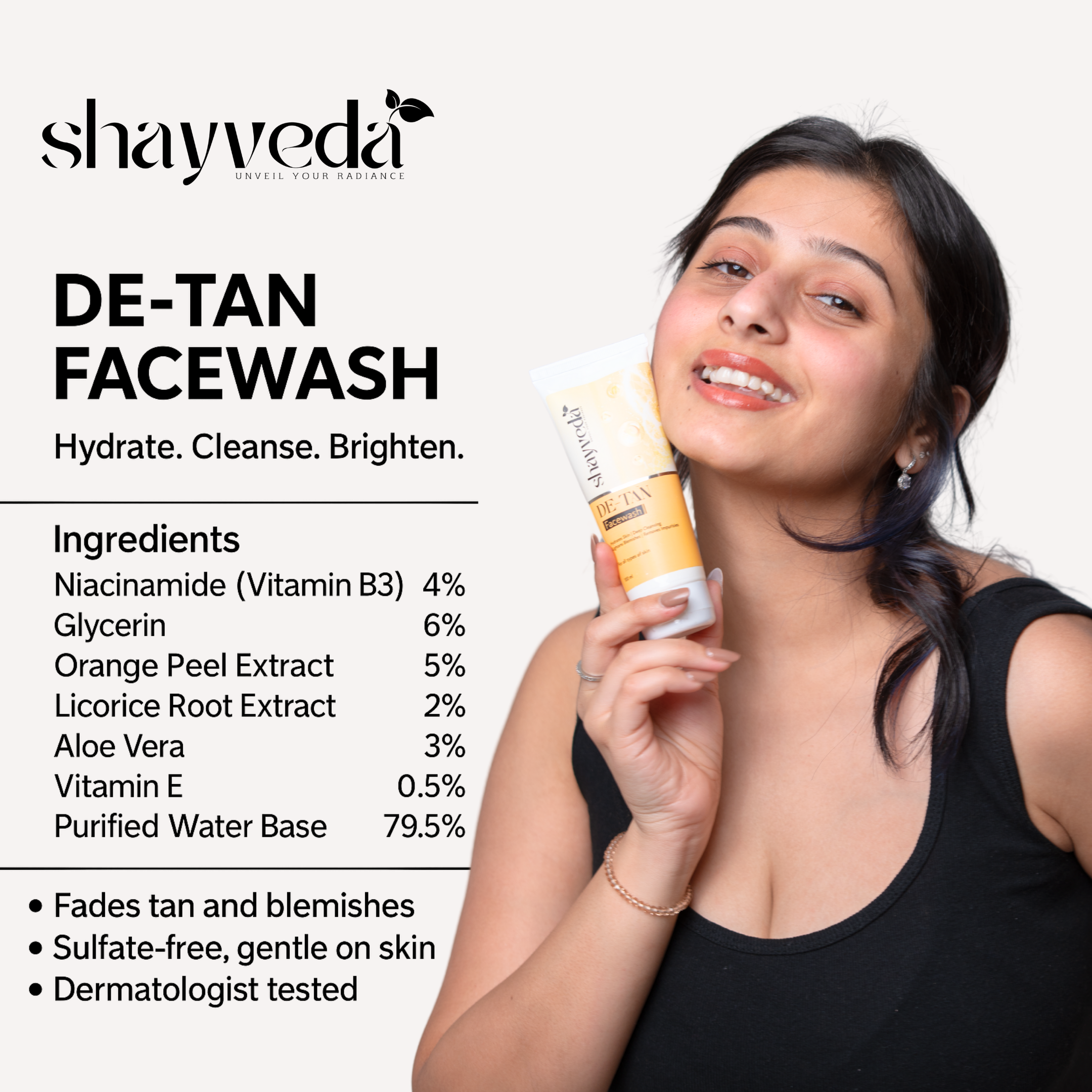 DeTan Face wash 100ml
