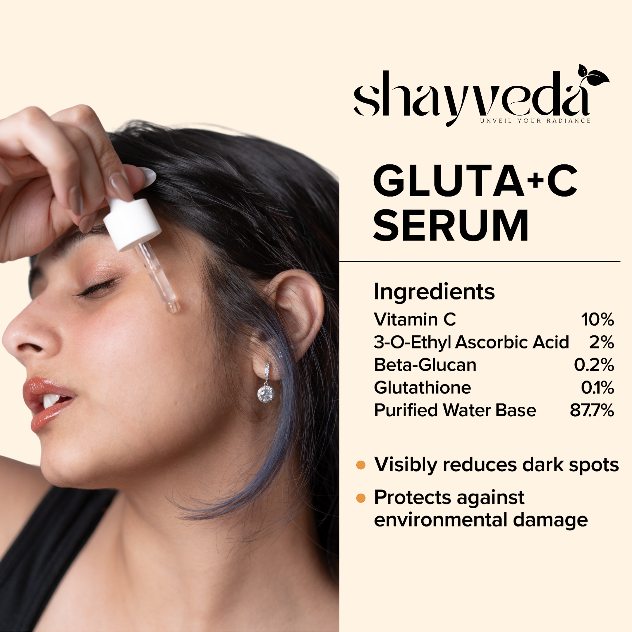 Gluta + VITA C face serum 30ML