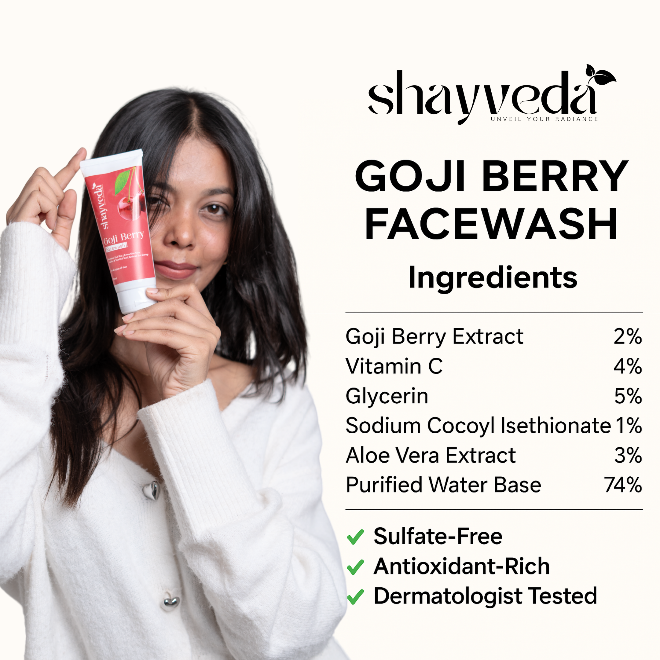 GOJI BERRY FACE WASH 100ML