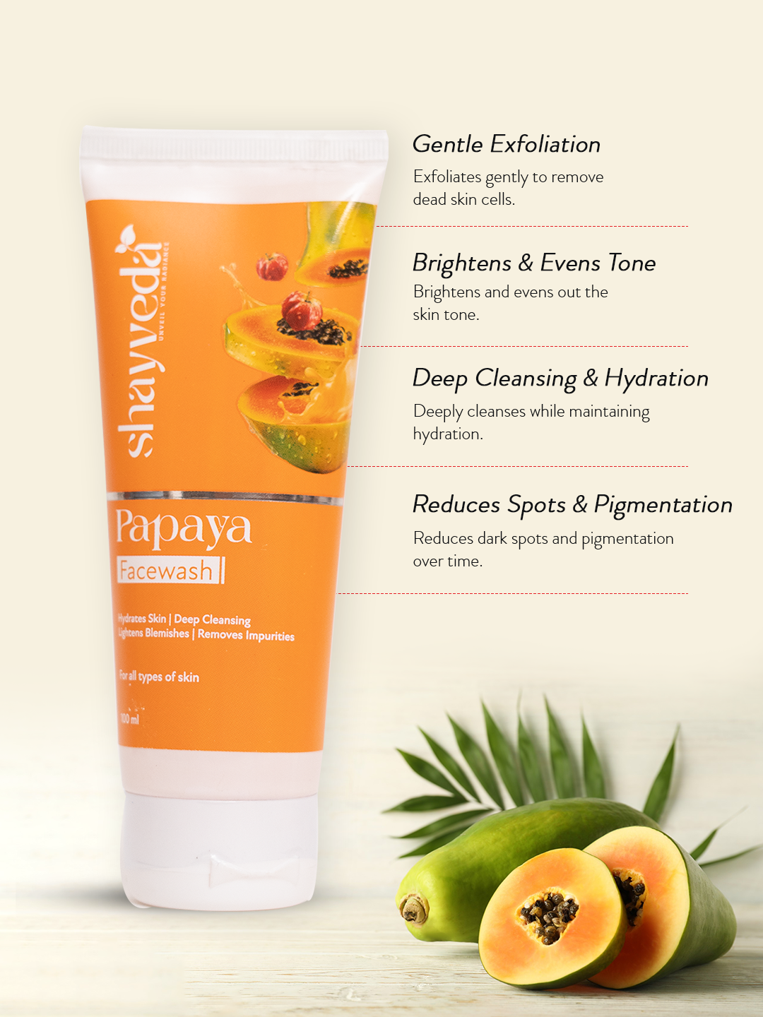 Papaya Face Wash 100ML