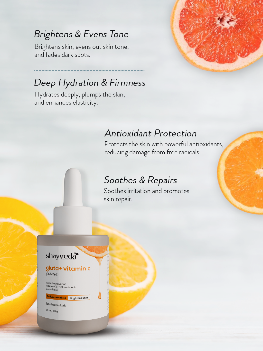 Gluta + VITA C face serum 30ML