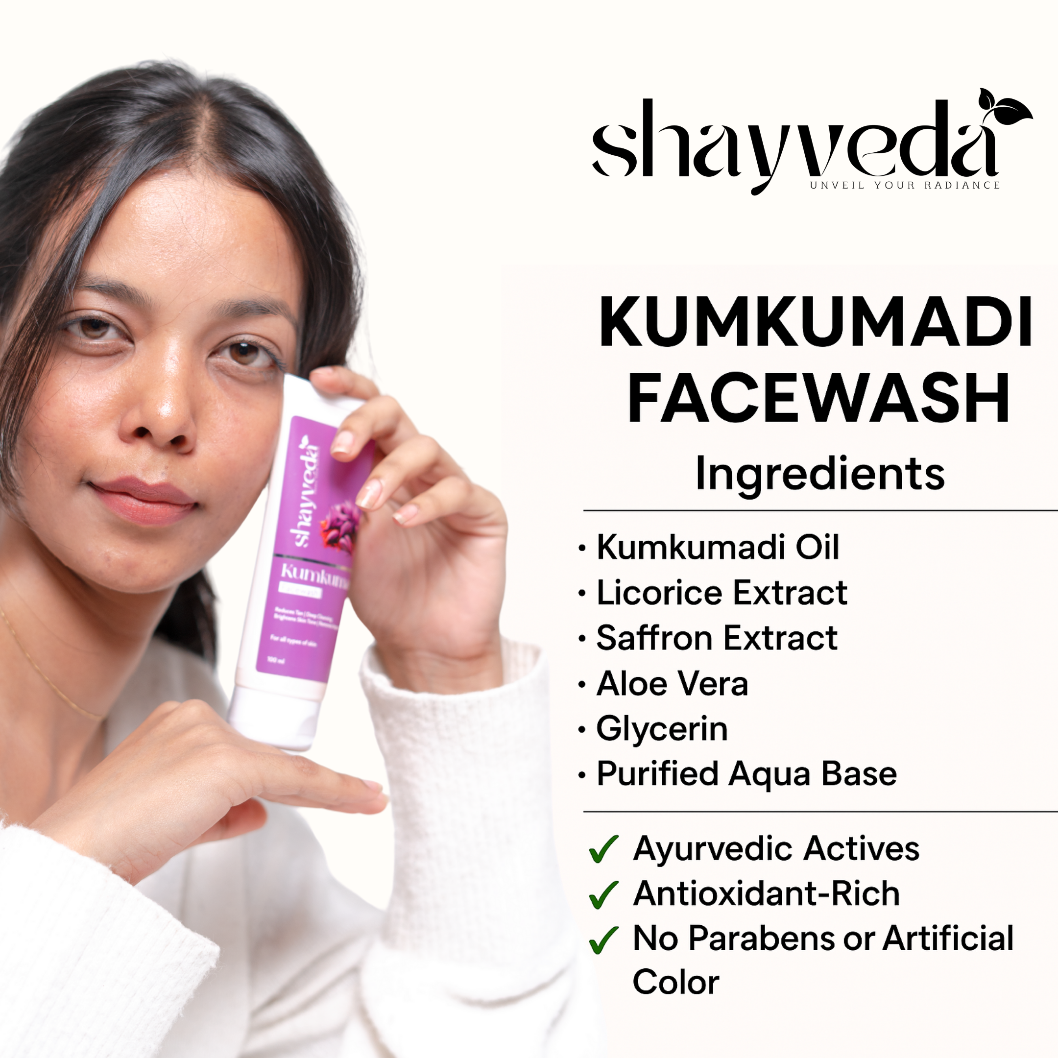 Kumkumadi Face Wash 100ML