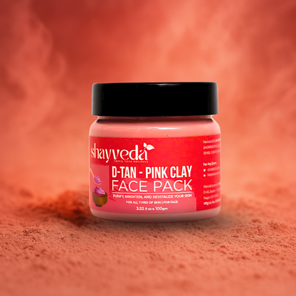 DETAN + PINK CLAY FACE PACK 100GM