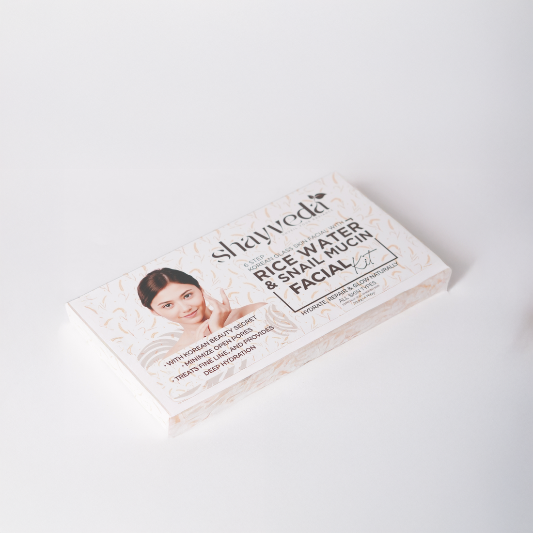 KOREAN SNAIL MUCIN WITH RICE WATER  FACIAL KIT 120GM